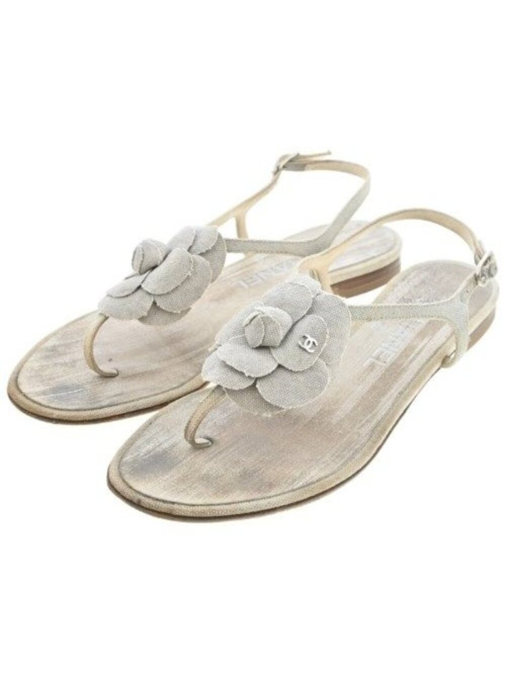 Chanel Sandals Gray